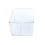 Clear Bin with Handle Large