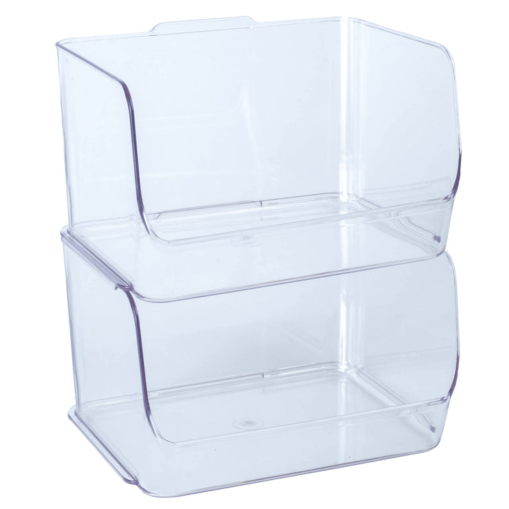 Clear Stacking Bin Small